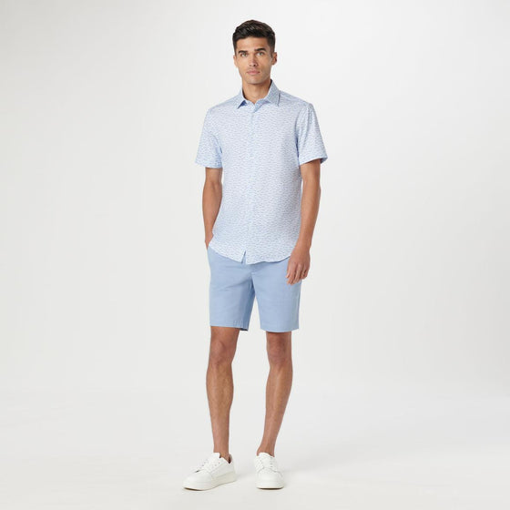 Bugatchi - Miles - Chemise imprimé automobiles manches courtes OOOHCOTTON© - LE CAPITAINE D'A BORD