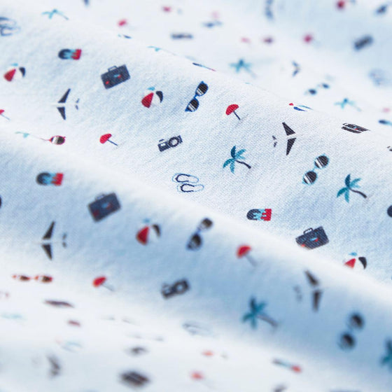 Bugatchi - Miles - Chemise motif voyage manches courtes OOOHCOTTON© - LE CAPITAINE D'A BORD