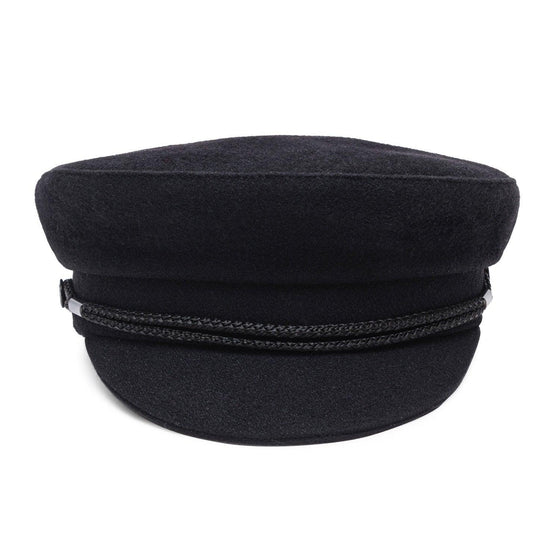 Cancale - Casquette de laine Capitaine (sans galons) - LE CAPITAINE D'A BORD