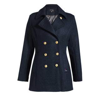 Detroit - Caban pour femme à boutons dorés - Marine - LE CAPITAINE D'A BORD - 2