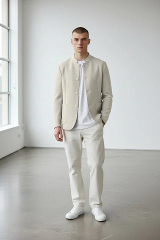 Digel - Elon - Veston Jersey de Coton Modern Fit