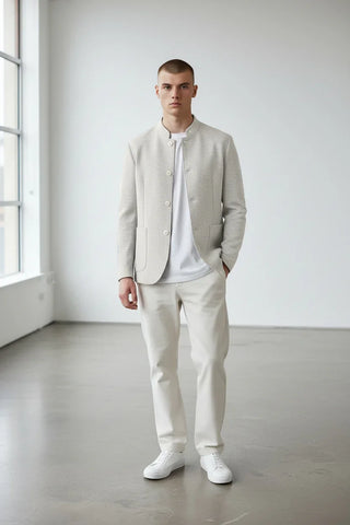Digel - Elon - Veston Jersey de Coton Modern Fit