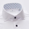 Emanuel Berg - Byron - Chemise manches longues unie Albini 4Flex - Modern Fit - Blanc - LE CAPITAINE D'A BORD