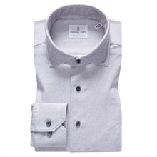 Emanuel Berg - Byron - Chemise manches longues unie Albini 4Flex - Modern Fit - Gris - LE CAPITAINE D'A BORD
