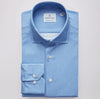 Emanuel Berg - Byron - Chemise manches longues à motifs Albini 4Flex - Modern Fit - Bleu