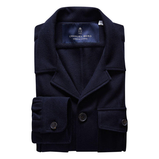 Emanuel Berg - Surchemise de laine et cachemire - LE CAPITAINE D'A BORD