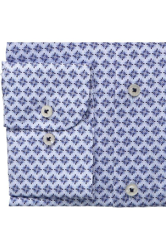 ETERNA 1863 - Chemise manches longues à motifs Modern Fit - LE CAPITAINE D'A BORD