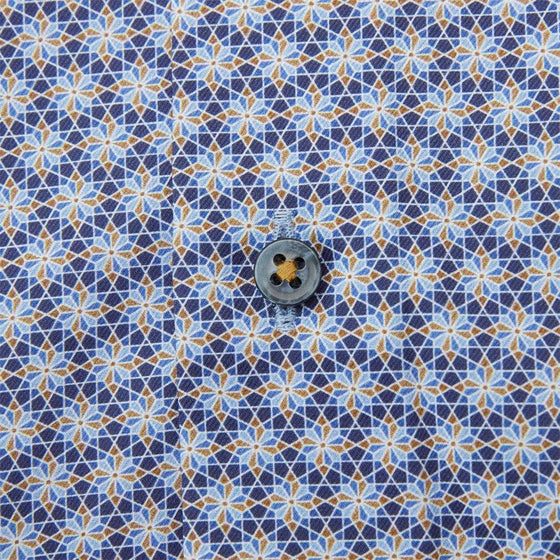 ETERNA 1863 - Chemise manches longues à motifs Modern Fit - LE CAPITAINE D'A BORD