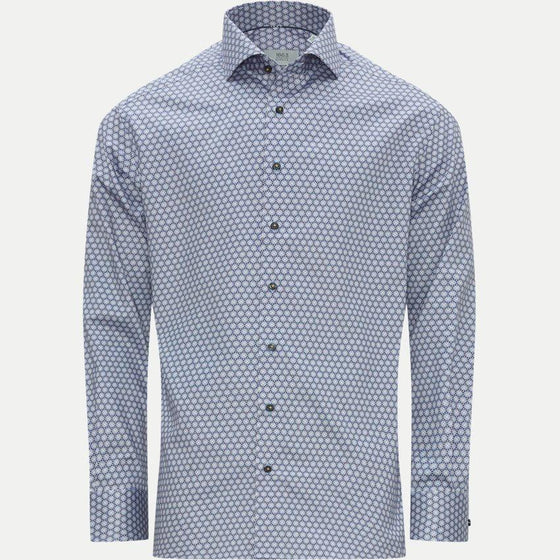 ETERNA 1863 - Chemise manches longues à motifs Modern Fit - LE CAPITAINE D'A BORD
