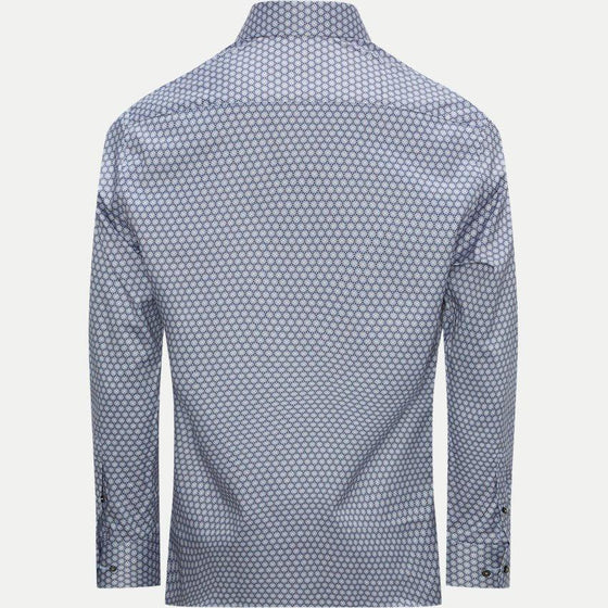 ETERNA 1863 - Chemise manches longues à motifs Modern Fit - LE CAPITAINE D'A BORD