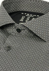 ETERNA - Chemise manches longues à motifs Performance Modern Fit - Noir - LE CAPITAINE D'A BORD