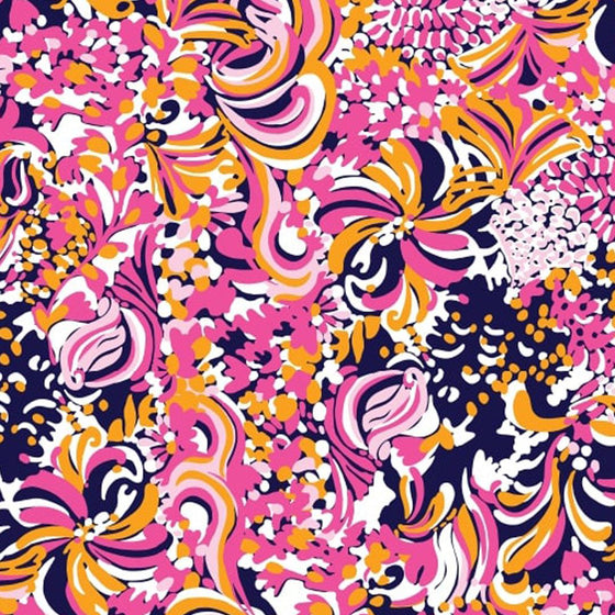 Ibkül - Marissa Print Long Sleeve Mock Neck Top – 10656 - LE CAPITAINE D'A BORD