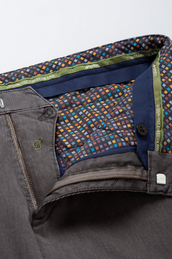 Meyer - Pantalon de coton hiver texturé Diego 5609 - LE CAPITAINE D'A BORD