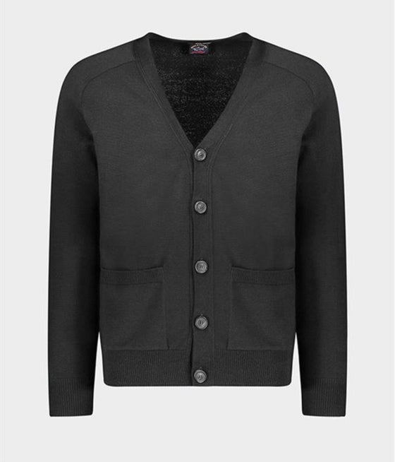 Paul & Shark - Cardigan à boutons de laine Cool Touch - LE CAPITAINE D'A BORD