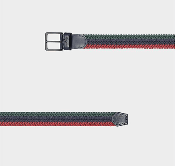 Paul & Shark - Ceinture tressée élastique multicolore - LE CAPITAINE D'A BORD