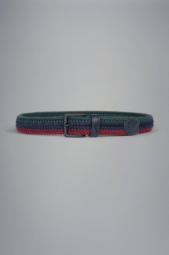 Paul & Shark - Ceinture tressée élastique multicolore - LE CAPITAINE D'A BORD