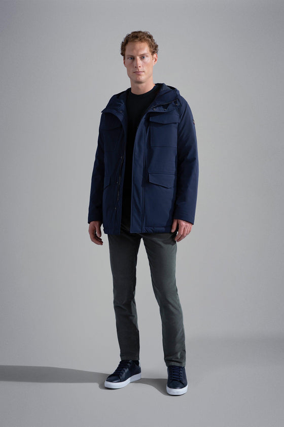 Paul & Shark - Chandail col rond de laine avec appliqués Alcantara® - LE CAPITAINE D'A BORD