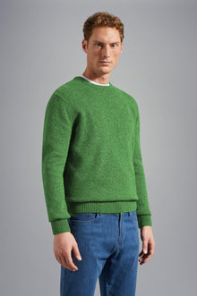  Paul & Shark - Chandail col rond de laine Shetland Eco-Wool - LE CAPITAINE D'A BORD