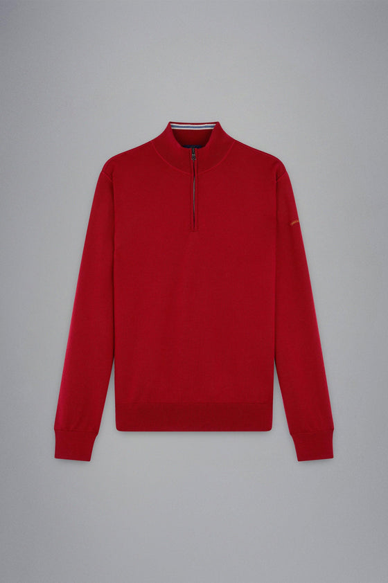 Paul & Shark - Chandail col zip de laine mérinos - LE CAPITAINE D'A BORD