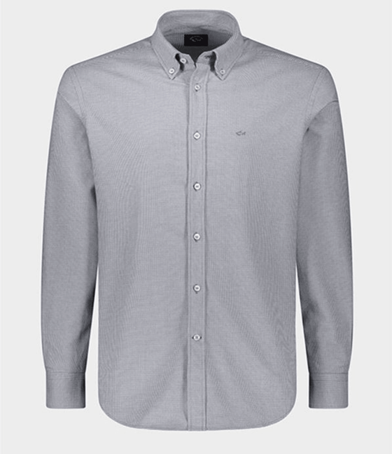 Paul & Shark - Chemise de flanelle pied-de-poule - J Fit - LE CAPITAINE D'A BORD