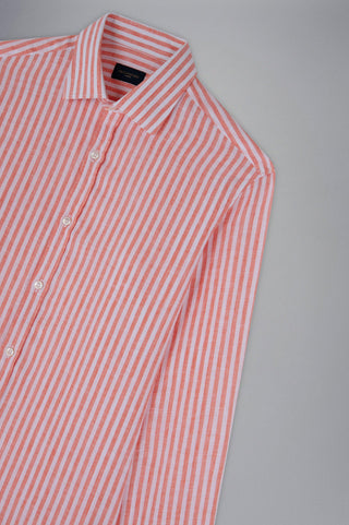 Paul & Shark - Chemise de lin manches longues à rayures - LE CAPITAINE D'A BORD