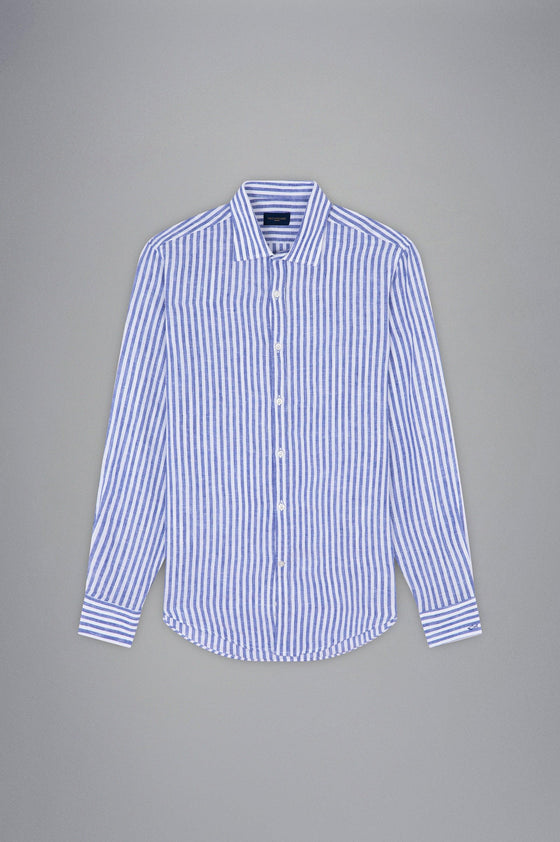 Paul & Shark - Chemise de lin manches longues à rayures - LE CAPITAINE D'A BORD