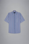 Paul & Shark - Chemise manches courtes rayée de coton - LE CAPITAINE D'A BORD