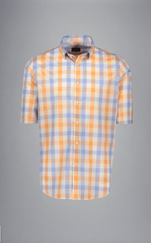  Paul & Shark - Chemise manches courtes s de coton à carreaux - LE CAPITAINE D'A BORD