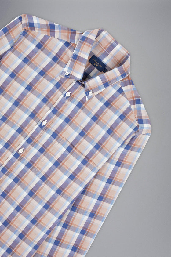 Paul & Shark - Chemise manches longues à carreaux de micro-tencel - LE CAPITAINE D'A BORD