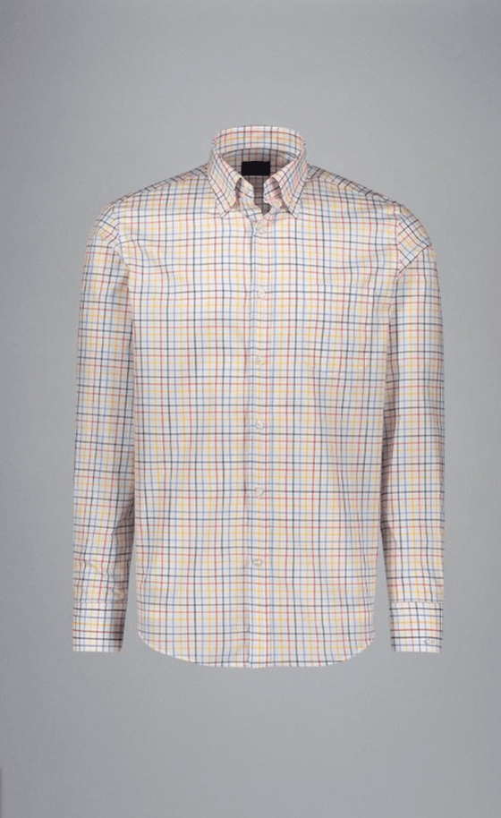 Paul & Shark - Chemise manches longues de coton à carreaux - LE CAPITAINE D'A BORD