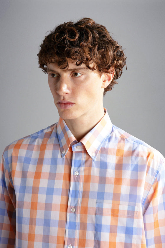 Paul & Shark - Chemise manches longues de coton à carreaux - LE CAPITAINE D'A BORD