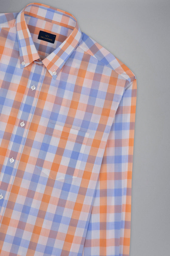 Paul & Shark - Chemise manches longues de coton à carreaux - LE CAPITAINE D'A BORD