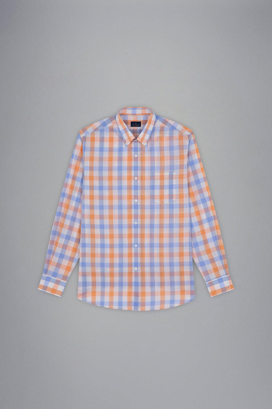 Paul & Shark - Chemise manches longues de coton à carreaux - LE CAPITAINE D'A BORD