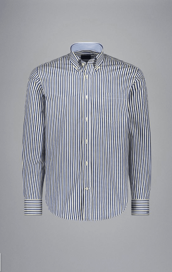 Paul & Shark - Chemise manches longues de coton à rayures - LE CAPITAINE D'A BORD