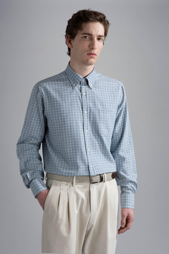 Paul & Shark - Chemise manches longues de coton, lin et cachemire - LE CAPITAINE D'A BORD