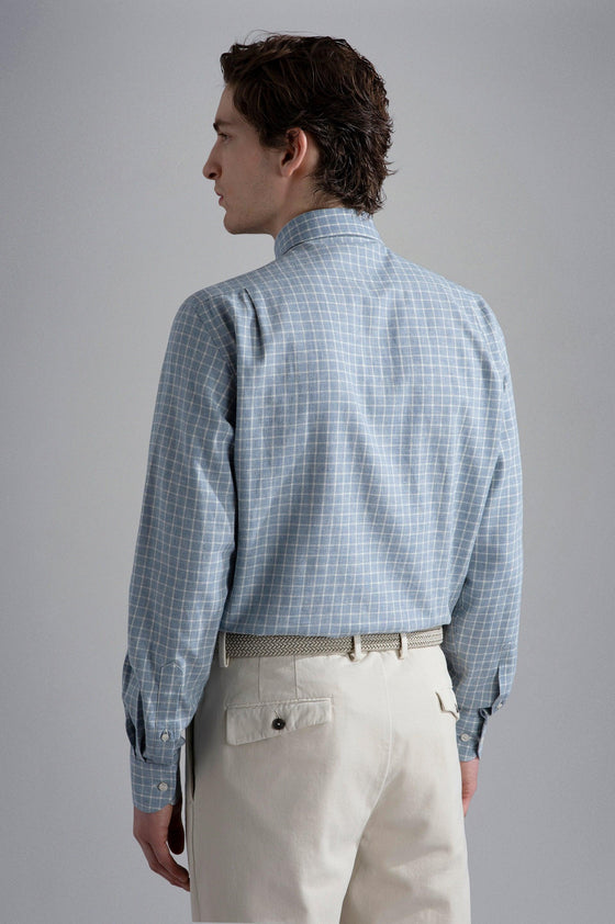 Paul & Shark - Chemise manches longues de coton, lin et cachemire - LE CAPITAINE D'A BORD