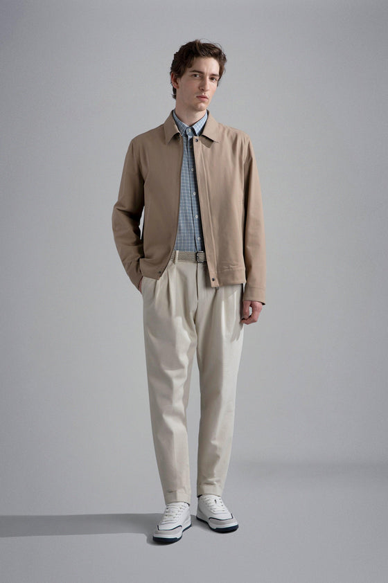 Paul & Shark - Chemise manches longues de coton, lin et cachemire - LE CAPITAINE D'A BORD