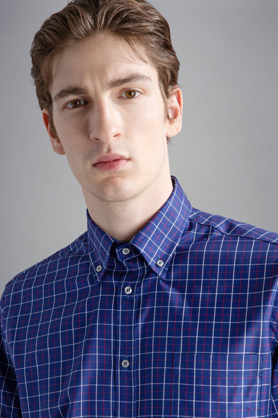 Paul & Shark - Chemise manches longues de coton Silver Collection - LE CAPITAINE D'A BORD