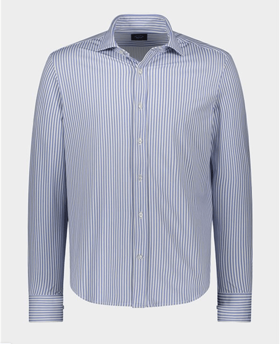 Paul & Shark - Chemise manches longues rayée Performance - J Fit - LE CAPITAINE D'A BORD