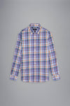 Paul & Shark - Chemise manches longues twill de coton à carreaux - LE CAPITAINE D'A BORD