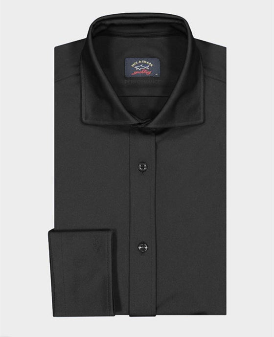 Paul & Shark - Chemise manches longues unie Performance - J Fit - LE CAPITAINE D'A BORD