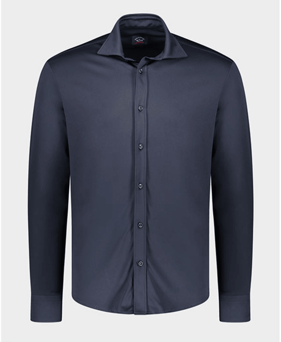 Paul & Shark - Chemise manches longues unie Performance - J Fit - LE CAPITAINE D'A BORD