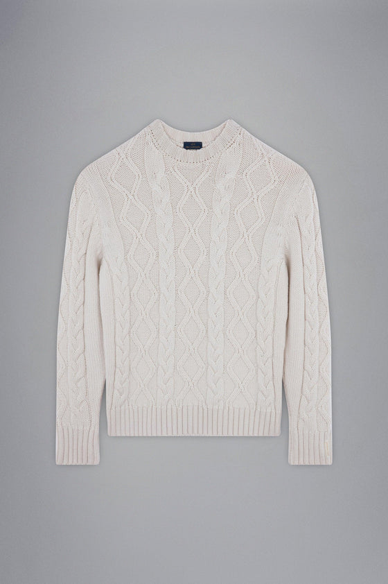 Paul & Shark - Col rond de laine mérinos à cables - LE CAPITAINE D'A BORD