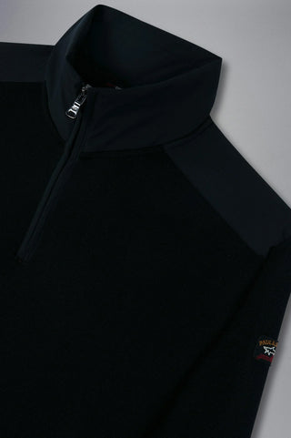 Paul & Shark - Col zip de laine avec appliqués de nylon - LE CAPITAINE D'A BORD
