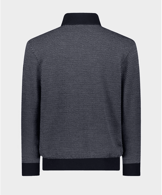 Paul & Shark - Col zip de laine BEAUFORT Tasmanian 120's - LE CAPITAINE D'A BORD