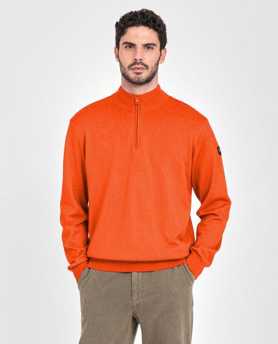 Paul & Shark - Col zip de laine mérinos extra fine - LE CAPITAINE D'A BORD