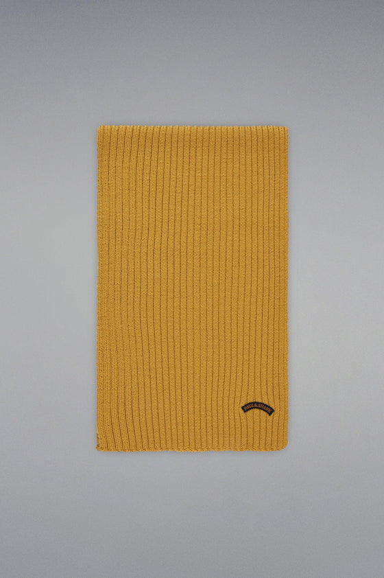 Paul & Shark - Écharpe de tricot laine avec écusson - LE CAPITAINE D'A BORD