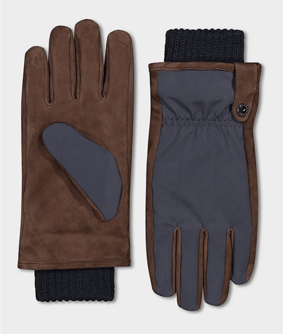 Paul & Shark - Gants de cuir et tissu - LE CAPITAINE D'A BORD