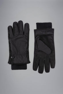  Paul & Shark - Gants de cuir et tissu Typhoon Platinum - LE CAPITAINE D'A BORD