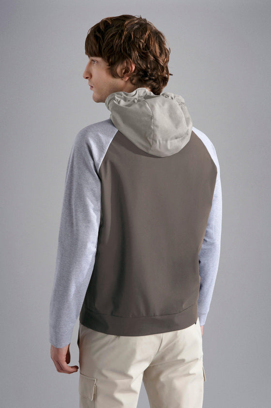 Paul & Shark - Hoody Loro Piana Green Storm System™ - LE CAPITAINE D'A BORD